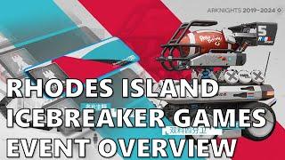 Rhodes Island Icebreaker Games Event Overview - Mechanics, Rewards, Banners [Arknights EN]