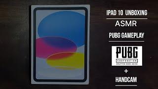 Ipad 10 Gen Asmr Unboxing ️  | Game test with Handcam #asmrwithoutmic #ipad10 #unboxing