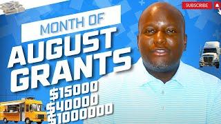 Grants for Month of August 2024| $5000, $20000, $30000, $40000 GRANTS & Startup Grants Apply Now