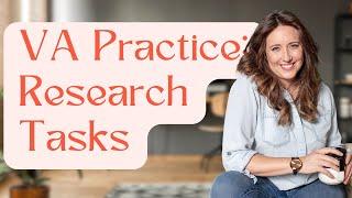 Master VA Research Skills | Free Training Task for Virtual Assistants 