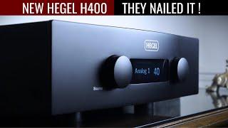 WHAT A SURPRISE ! New Hegel H400 Amplifier Review