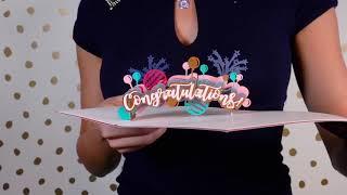 Congratulations Pop Up Card