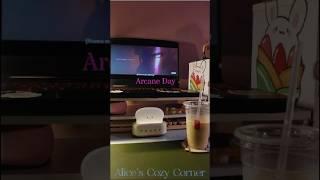 _Boba time with chaotic cozy on screen #shorts #shortsvideos #arcane #arcaneseason2 #netflixseries