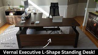 Vernal Executive L-Shape Standing Desk!