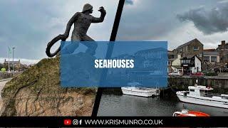 Exploring Seahouses Harbour in Northumberland | 4K Scenic Views