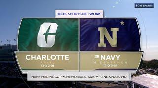 Highlights: Navy Football vs. Charlotte (10/19/24)