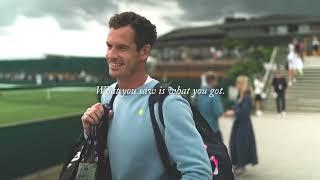 “You changed tennis by never changing yourself”  | Andy Murray in the words of the Wimbledon Fans