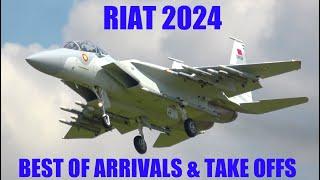 RIAT 2024:  BEST OF ARRIVALS & TAKE OFFS 4K (airshowvision)