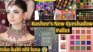 Kashee’s Bridal Book Professional Makeup kit | New Eyeshadow pallet review & switches || #kashees