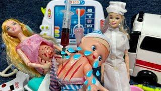 23 Minutes Satisfying with Unboxing Pregnant Woman Delivery PlaySet，Doctor Toys Review | ASMR