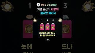 지금 당신의 사랑에 필요한 메시지 #타로 #타로카드 #타로아