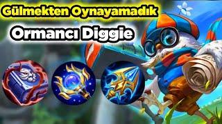 Gülmekten Oynayamadık Full Büyü Gücü Orman Diggie Troll Değil Çok Güçlü Mobile Legends