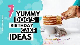 Top 7 QUICK & EASY home made dog cake ideas  to try on your dog's birthday || Monkoodog