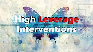 High Leverage Interventions - Solving huge problems with minimal effort - Systems Thinking Mastery!