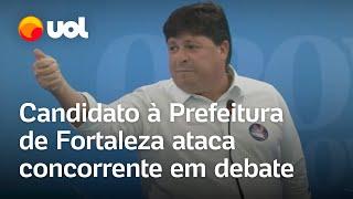 Candidato à Prefeitura de Fortaleza ataca concorrente em debate: ‘Mexeu com a pessoa errada’