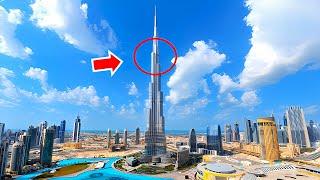 Burj Khalifa Full Tour - World's Tallest Tower in Dubai / View from the Top Floor & VIP Lounge（4K）