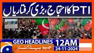 Geo News 12 AM Headlines - 24 Nov 2024