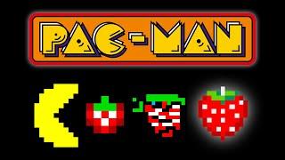 Watch Pac-Man Eat the Strawberry in Every Version! 