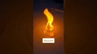 What happend when we burnt metal salt? #science #scienceexperimentfacts #chemistry #funfact