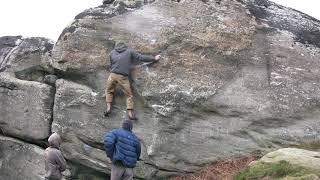 Almscliff - Pistol Whip (7B+) - Adam Lincoln