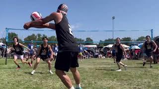 Gutta Boyz vs All Stars Game 2 (2023 Minnesota J4 Mens Volleyball Tournament)