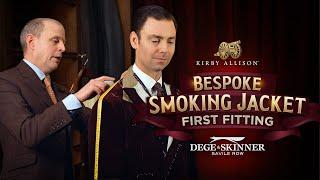 First Fitting of My Bespoke Smoking Jacket | A Bespoke Masterpiece in the Making | Dege & Skinner