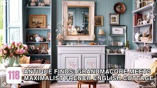 Antique Finds & Cozy Corners: Grandmacore DIY Meets Maximalist French-Inspired English Cottage
