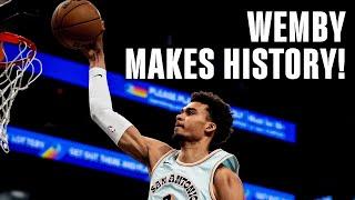 Victor Wembanyama MAKES NBA HISTORY Vs Nets!