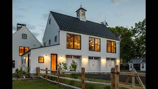 Mortis and Tenon 2-Story Garage with Wine Room | Lambertville, NJ | Homestead Structures Garages