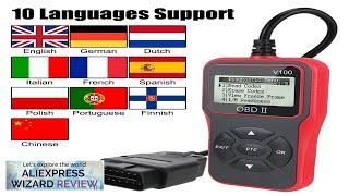 Car Diagnostic Tools OBD2 Code Reader V100 Plug and Play OBD 2 Review