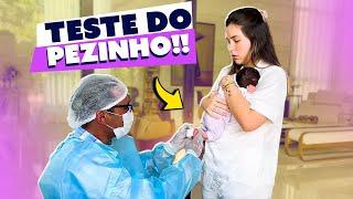 FIZEMOS O TESTE DO PEZINHO NA MARIA FLOR!!