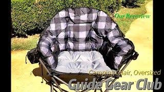 Guide Gear Club Camping Chair, Oversized, Portable, Review