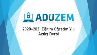 ADÜZEM Uzaktan Eğitim Merkezi Canlı Yayını