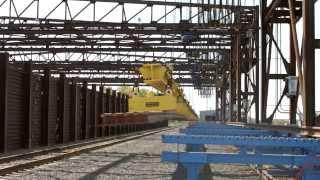 UPRR 480' rail handling system