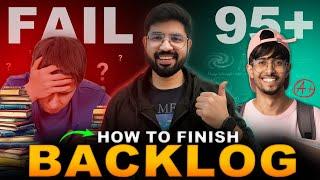 How to Finish Backlog in just 4 days Class 12