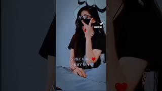 I am Army girl #bts btsaini shorts video 