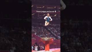 Did she deserve this score?  #gymnastics #vault #fail