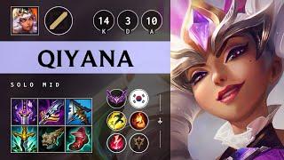 Qiyana Mid vs LeBlanc: Legendary - KR Master Patch 14.19