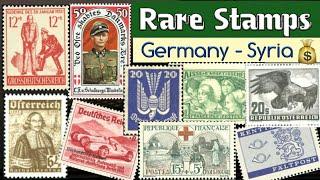 Rare Stamps Facts From Germany To Syria | Most Valuable World Philatelty