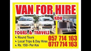 KDH VAN FOR HIRE