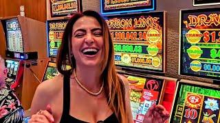 Betting HUGE on Two New Vegas Slot Machines Installed That Day!!