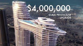 DUBAI Apartment Tour: $4 MILLION LUXURY PENTHOUSE ADDRESS SKY VIEW (UPGRADE AND REFURBISH)