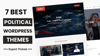 7 Best WordPress Themes for Political Candidate 2024 | Election Campaign WordPress Theme