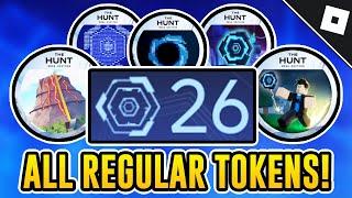 [EVENT] How to get ALL 26 REGULAR TOKEN BADGES in THE HUNT: MEGA EDITION | Roblox