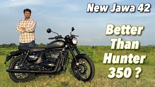 2024 Jawa 42 New Model Review - Better Than Royal Enfield Hunter 350 ??