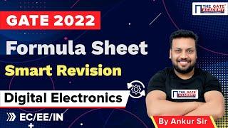 #2 Quick Revision Through Formulas | Digital Electronics | GATE 2022 l Ankur Sharma sir