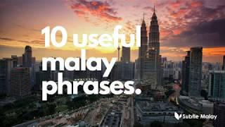 10 Useful Malay Phrases