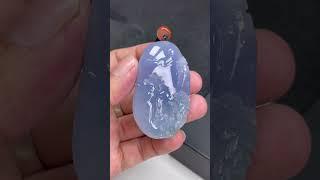 紫罗兰翡翠，称为紫气东来，在古代为帝王专用，一件高品质的紫罗兰翡翠是很难得的 #翡翠 #原石 #玉 #玉石 #jade #缅甸翡翠 #翡翠直播 #翡翠代购 #翡翠手镯 #京耀翡翠