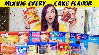 I Mixed EVERY Cake Flavor Together for MY BIRTHDAY