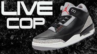 GOING LIVE! AIR JORDAN 3 BLACK CEMENT & STOCK NUMBERS!